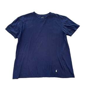 Polo Ralph Lauren Mens Navy Blue Short Sleeve T-Shirt Size Large
